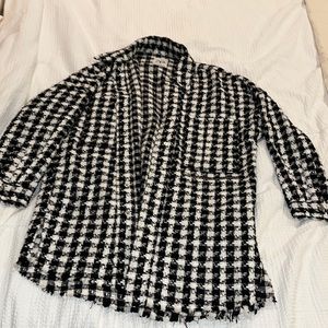 Zara houndstooth oversize jacket - never worn